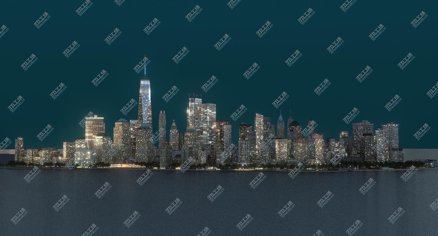 images/goods_img/20210113/3D Manhattan Lower Part1 2 3 Night  Low Poly/5.jpg